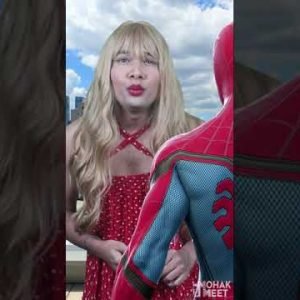 Spider-Man Ki Indian Girlfriend 😂 | SPIDER-MAN COMEDY | @Mohak Meet  #Shorts #YtShorts #SpiderMan