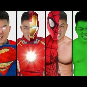 LIVE 🔴 Spider-man Vs Hulk Smash | Funny Superheroes in real life VS Siren Head Vs Ailen VS SCP 096