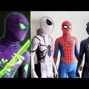 TEAM SPIDER-MAN vs BAD GUY TEAM | NEW BAD-HERO ( Special Live Action )