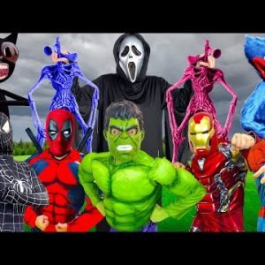 SPIDER-MAN Funny Prank | HULK Morning routines | SUPERHEROES VS Siren Head, Cartoon Cat, SCP 096