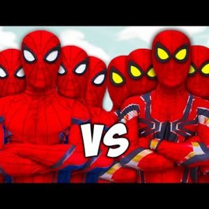 AVENGERS BATTLE | Iron SPIDER-MAN vs SPIDER-MAN Coming Home | Best Superheros Parkour Videos