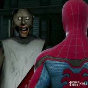 Granny Attack Spider-Man 😂 HORROR GAME GRANNY CHAPTER 3 : #Shorts COMEDY VIDEO