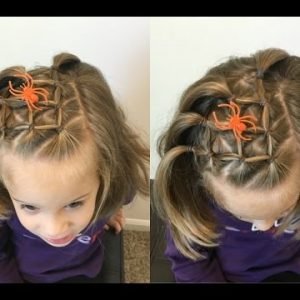 Spider Web Hairstyle – Elastic Style for Short & Long Hair