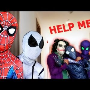 TEAM SPIDER-MAN vs BAD GUY TEAM | RESCUE VENOM From Bad Guys ??? ( Live Action )