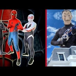 TEAM SPIDER-MAN vs BAD GUY TEAM | NEW BAD-HERO ( Special Live Action ) – Fun Heroes