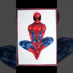 Spider-man spray paint art #marvel #spiderman #shorts