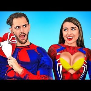 I Have a CRUSH on a Popular SPIDERMAN – RICH vs BROKE Spider-girl | Relatable by La La Life Games