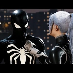 Spider-Man PS4 – Black Symbiote Suit Meets Black Cat