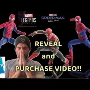 MARVEL LEGENDS SPIDER-MAN ‘no way home 3-pack!! REVEAL and PURCHASE VIDEO!! Hasbro