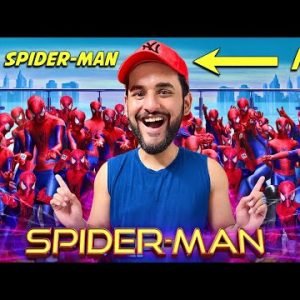 I Hired 50 Real Life Spider-Man ?? *Public Reaction*