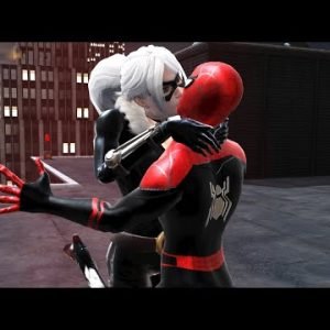 Spider-Man fights Black Cat (Far From Home Suit Mod) – Spider-Man: Web of Shadows
