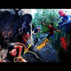 Hunter And Spider Man Facing Company Monster To Save The Girl By Attacked | Girl Hunter