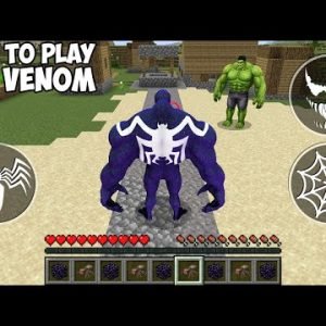 HOW TO PLAY BIG VENOM in MINECRAFT! SPIDER MAN REALISTIC SUPERHEROES GAMEPLAY Animation!
