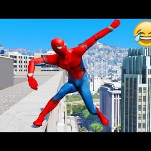 Funny Moments In GTA 5 – Spider-Man #5