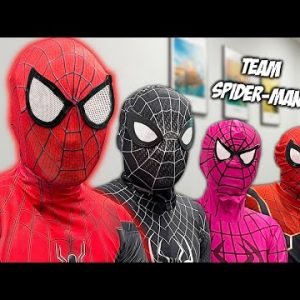 TEAM SPIDER-MAN vs BAD GUY TEAM | NEW GUY Is GOOD HERO ?? ( Live Action ) Full – Fllow Me
