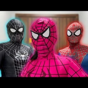TEAM SPIDER-MAN vs BAD GUY TEAM | LIVE ACTION STORY 1 – Fllow Me