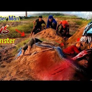 Spider Man, Hunter and Huggy Wuggy Great Battle Carnivorous Monster Rescue A Girl | Survival Hunter