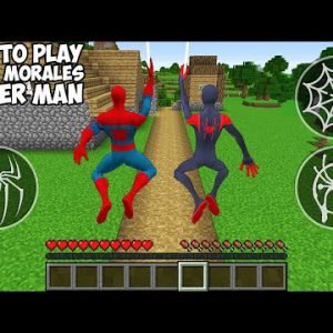 HOW TO PLAY SPIDER MAN vs MILES MORALES in MINECRAFT! REALISTIC SUPERHEROES GAMEPLAY Animation!