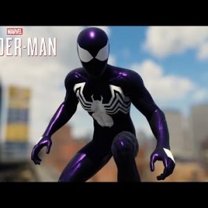 Spider-Man PC – Ultimate Symbiote Suit MOD Free Roam Gameplay!