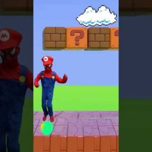 If Getting New Spider-Man Suits Were That Easy! Woah Superheroes Challenge with balloons 002 #shorts