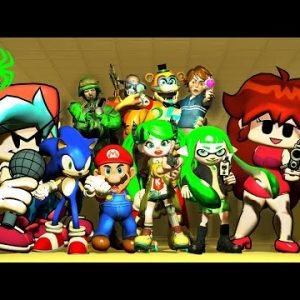 The Backrooms (Part 10) : Mario and 15 Different Characters Escape