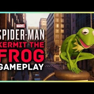 Kermit The Frog In Marvel’s Spider-Man!? – Spider-Man Remastered Mod Gameplay