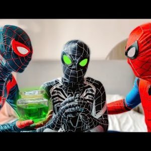 TEAM SPIDER-MAN vs BAD GUY TEAM | WHITE HERO is NOT GOOD , SAVE HIM ! ( Live Action )