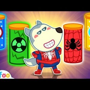 Wolfoo Pretend Play Superhero with Magic Chips – Making Pringles with Spider Man | Wolfoo Channel