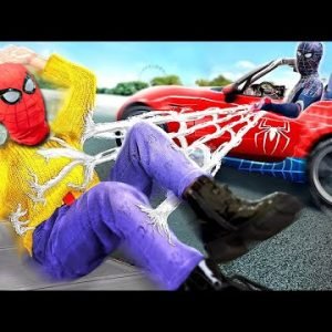 TEAM SPIDER-MAN vs BAD GUY TEAM | Live Action Story Fun Heroes… Joker Real Life
