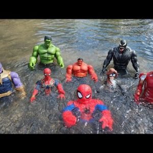 AVENGERS Toys, Spider-Man Action Figure, Hulk, Thanos, Venom, Iron Man, Red Hulk, Thor