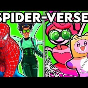 SPIDER-MAN vs. LANKYBOX! (HILARIOUS SPLIT-SCREEN ANIMATION AND MORE!)