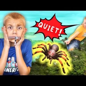 Quiet Game With Spider And SNAKE!
