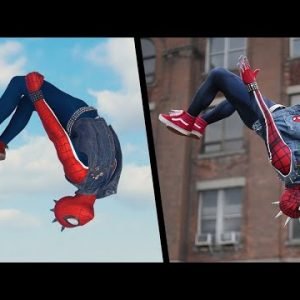 Stunts From Spider-Man Remastered In real Life (Marvel, PS5, Parkour)