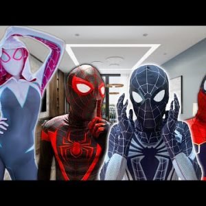 TEAM SPIDER-MAN VS BAD GUY TEAM || Where Is SPIDER-GIRL ?? NERF WAR IN REAL LIFE ( Live Action )