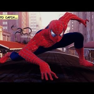 Spider-Man Remastered PC Spider-Man 2002 Suit Doc Ock Train Boss Fight Mod Gameplay Movie Accurate