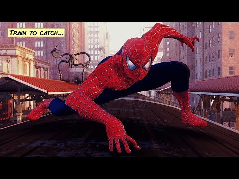 Spider-Man Remastered PC Spider-Man 2002 Suit Doc Ock Train Boss Fight Mod Gameplay Movie Accurate