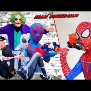 TEAM SPIDER MAN vs BAD GUY TEAM || POLICE And WHITE HERO Are NOT GOOD , SAVE THEM ! ( Live Action )