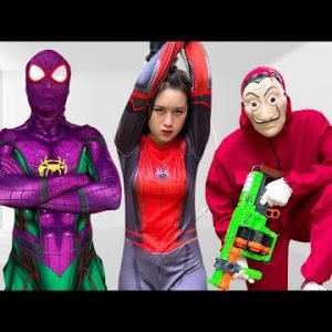 TEAM SPIDER-MAN NERF WAR vs BAD GUY TEAM IN REAL LIFE | Where Is SPIDER-GIRL ?? ( Live Action )