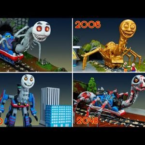 😱 EVOLUTION OF THOMAS.EXE SPIDER  – Trevor Henderson Creatures with Clay