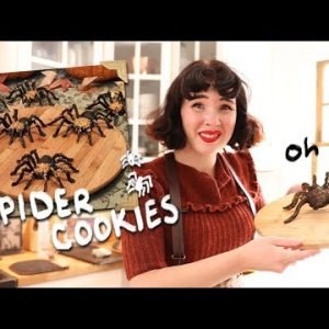 I Tried Following a Christine McConnell Tutorial (spider cookies!)