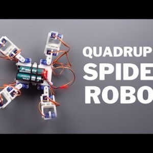 Quadruped spider robot