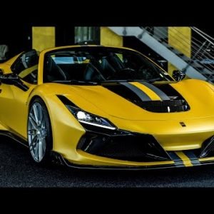 2023 Yellow Ferrari F8 Spider by Keyvany – Exclusive Super Car in Detail!
