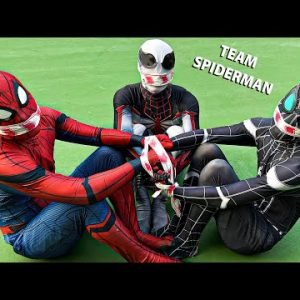 TEAM SPIDER-MAN vs BAD GUY TEAM || LIVE ACTION STORY 2