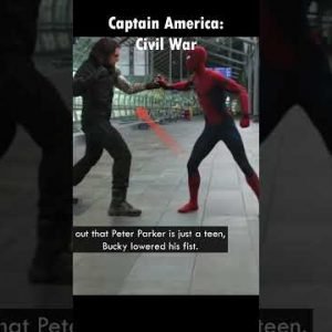 Spider-man blocks Bucky’s punch 😲