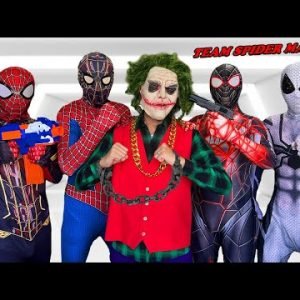 TEAM SPIDER MAN vs BAD GUY TEAM | VENOM vs JOKER is Not GOOD-SPECIAL LIVE ACTION 3 – Fun BigGreen TV