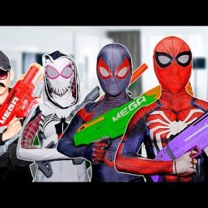 TEAM SPIDER MAN vs NEW GOOD HERO || SPECIAL LIVE ACTION STORY 5 – THE SUPER BATTLE With BAD GUY