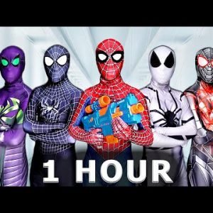 TEAM SPIDER-MAN Live Action Story IN REAL LIFE ( 1 Hour ) || Season 2