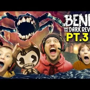 Ink Spider Mommy Boss!  Glitching Bendy and the Dark Revival Chapter 3 (Full Gameplay)