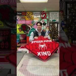 SPIDER-MAN TRAFFIC SIGN?!