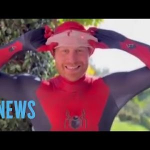 See Prince Harry Dress as Spider-Man for Military Children’s Charity | E! News